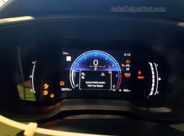 5YFB4MDE9TP360680 2026 TOYOTA COROLLA Blue Вид щитка приладів
