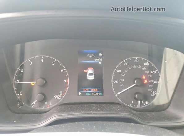 5YFB4MDEXRP095518 2024 TOYOTA COROLLA Silver Vista del cuadro de instrumentos