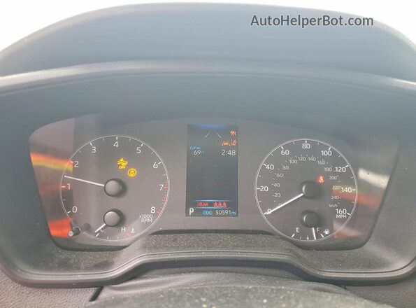 5YFB4MDEXRP194274 2024 TOYOTA COROLLA Gray Instrument cluster view