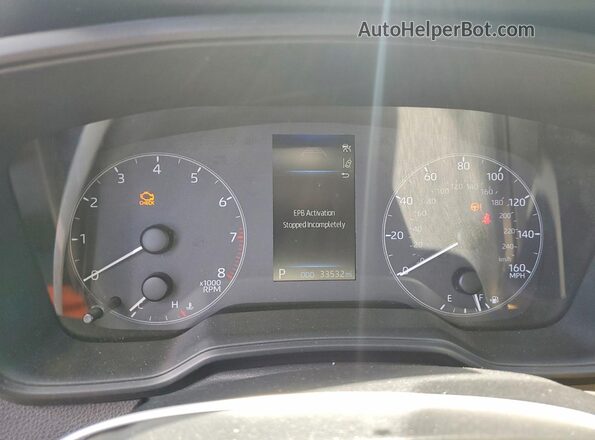 5YFB4MDEXSP231250 2025 TOYOTA COROLLA Black Вид щитка приладів