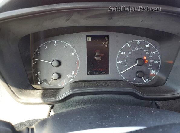 5YFB4MDEXSP275068 2025 TOYOTA COROLLA Красный Вид щитка приборов