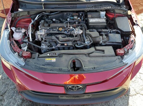 5YFB4MDEXSP275068 2025 TOYOTA COROLLA Красный Вид задней части салона