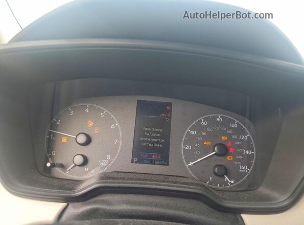 5YFB4MDEXSP301720 2025 TOYOTA COROLLA Бордовый Вид щитка приборов