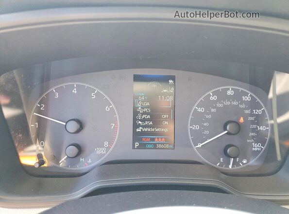 5YFB4MDEXSP328710 2025 TOYOTA COROLLA Red Widok zestawu wskaźników