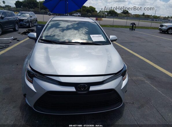5YFB4MDEXSP355549 2025 TOYOTA COROLLA Silver Вид щитка приладів