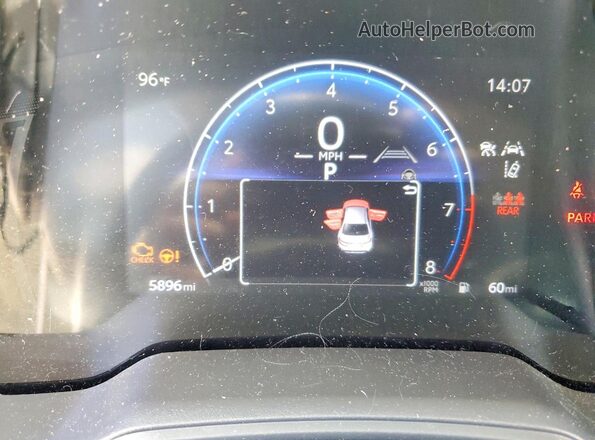 5YFB4MDEXTP400748 2026 TOYOTA COROLLA White Սարքավորումների վահանակի տեսք