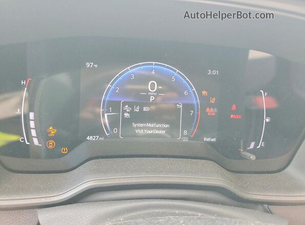 5YFB4MDEXTP426511 2026 TOYOTA COROLLA Синий Вид щитка приборов