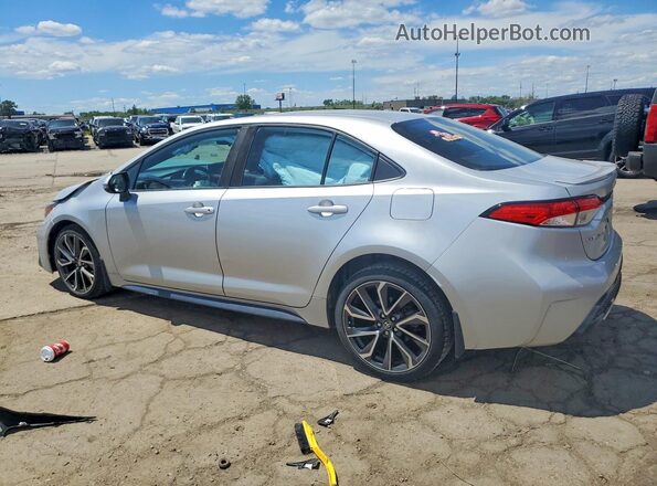 5YFB4RBE2LP013286 2020 TOYOTA COROLLA Silver Հետևի ձախ