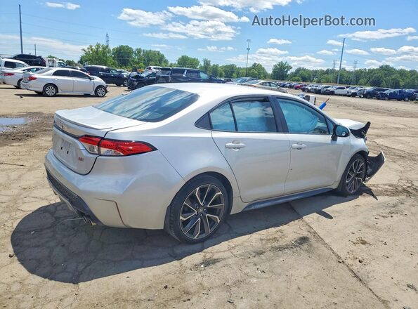 5YFB4RBE2LP013286 2020 TOYOTA COROLLA Silver Հետևի աջ