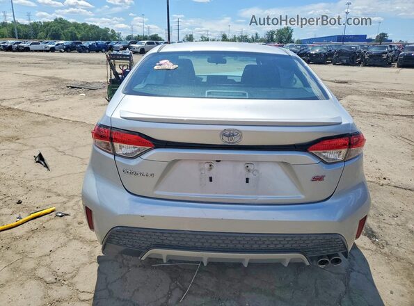 5YFB4RBE2LP013286 2020 TOYOTA COROLLA Silver Հետևի տեսք