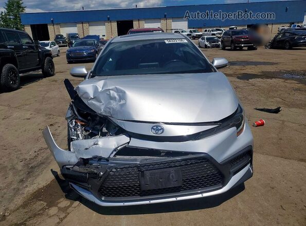 5YFB4RBE2LP013286 2020 TOYOTA COROLLA Silver Դիմացի տեսք