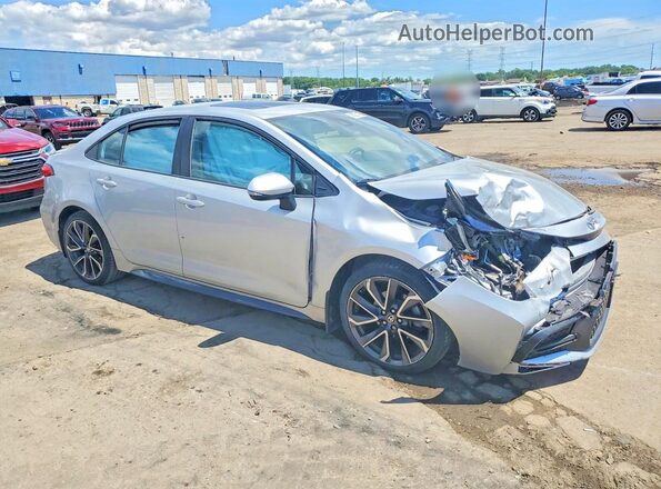 5YFB4RBE2LP013286 2020 TOYOTA COROLLA Silver Առջևի աջ