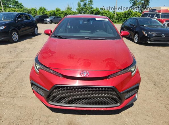 5YFB4RBE6LP004395 2020 TOYOTA COROLLA Red Front view