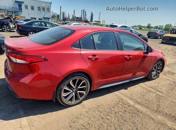 5YFB4RBE6LP004395 2020 TOYOTA COROLLA Red Rear right