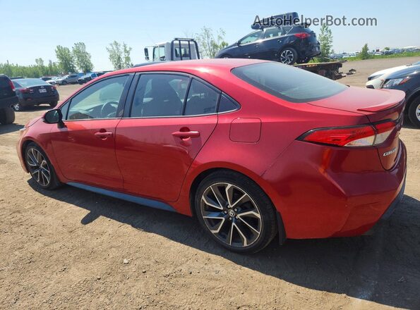 5YFB4RBE6LP004395 2020 TOYOTA COROLLA Red Rear left