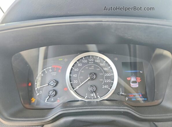 5YFBPMBE0MP224076 2021 TOYOTA COROLLA Белый Вид щитка приборов