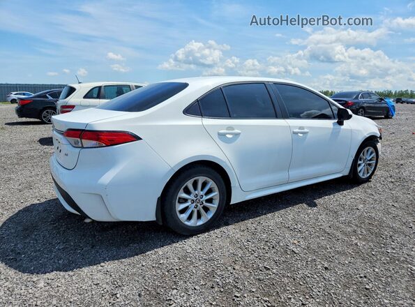 5YFBPMBE0MP224076 2021 TOYOTA COROLLA Белый Задняя правая четверть