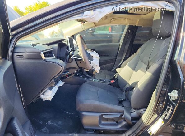 5YFBPMBE5MP202476 2021 TOYOTA COROLLA Black წინა სალონის ხედი