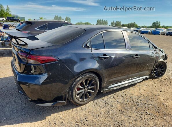 5YFBPMBE5MP202476 2021 TOYOTA COROLLA Black უკანა მარჯვენა