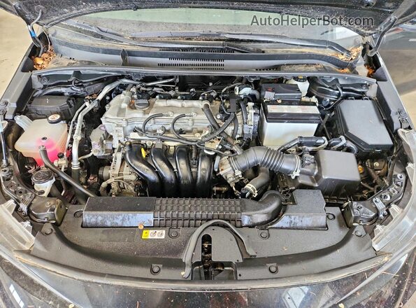 5YFBPMBE5NP325065 2022 TOYOTA COROLLA Black Вид задньої частини салону