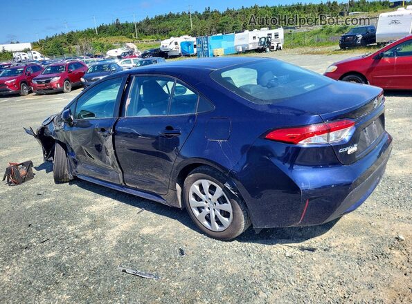 5YFBPMBE6MP242078 2021 TOYOTA COROLLA Blue Rear left
