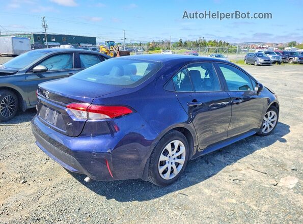 5YFBPMBE6MP242078 2021 TOYOTA COROLLA Blue Rear right