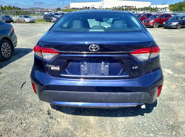 5YFBPMBE6MP242078 2021 TOYOTA COROLLA Blue Rear view