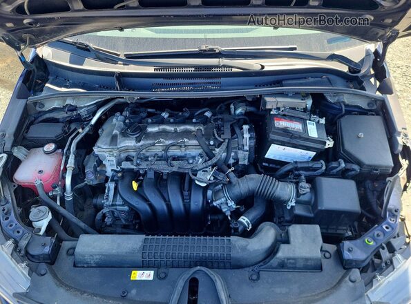 5YFBPMBE6MP242078 2021 TOYOTA COROLLA Blue Rear interior view