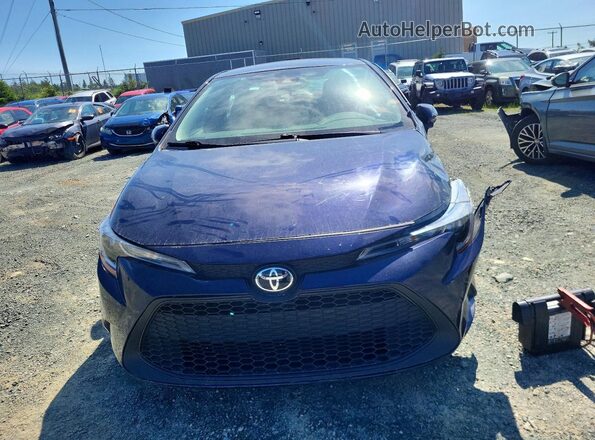 5YFBPMBE6MP242078 2021 TOYOTA COROLLA Blue Front view