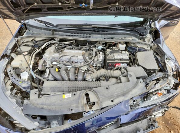 5YFBPMBE9NP327305 2022 TOYOTA COROLLA Синий Вид задней части салона
