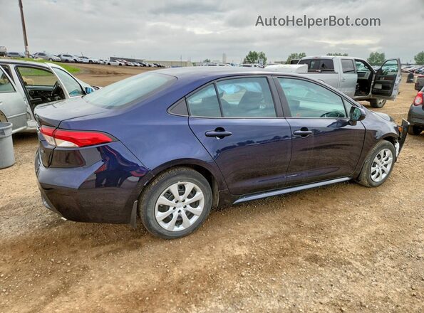 5YFBPMBE9NP327305 2022 TOYOTA COROLLA Синий Задняя правая четверть