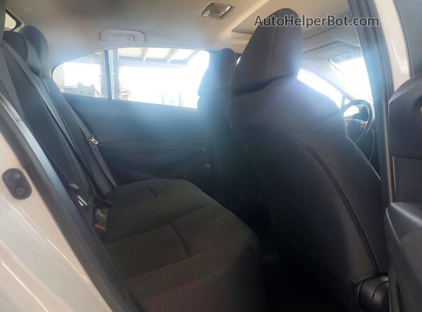 5YFBPMBE9NP342046 2022 TOYOTA COROLLA White უკანა სავარძლების ხედი