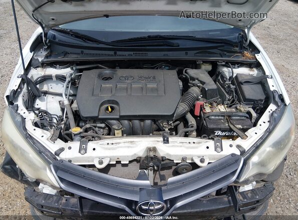 5YFBPRHE0GP435741 2016 TOYOTA COROLLA White Widok z tyłu