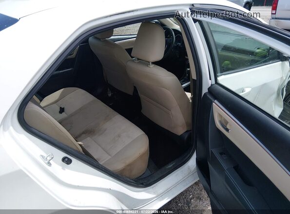 5YFBPRHE0GP435741 2016 TOYOTA COROLLA White Widok naklejki z numerem VIN