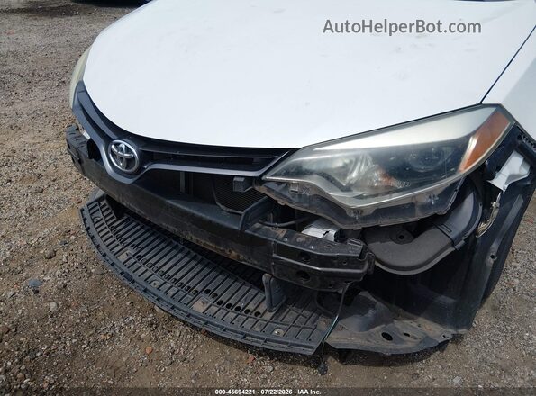5YFBPRHE0GP435741 2016 TOYOTA COROLLA White Widok z przodu