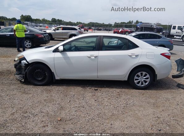 5YFBPRHE0GP435741 2016 TOYOTA COROLLA White 
