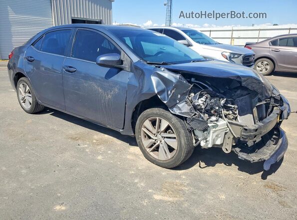 5YFBPRHE2GP386820 2016 TOYOTA COROLLA Gray Delantero derecho