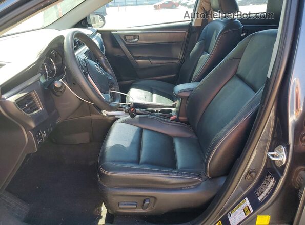 5YFBPRHE2GP386820 2016 TOYOTA COROLLA Gray Vista interior delantera