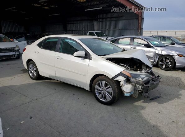5YFBPRHE2GP404474 2016 TOYOTA COROLLA White Przód prawy
