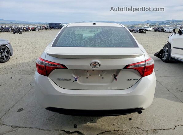 5YFBPRHE2GP404474 2016 TOYOTA COROLLA White Widok z tyłu