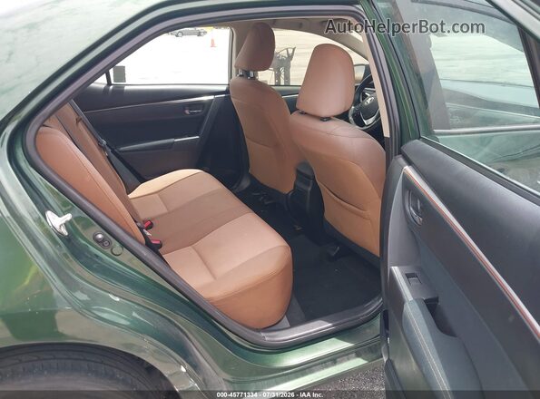 5YFBPRHE8GP429699 2016 TOYOTA COROLLA Green VIN sticker view