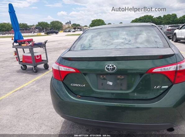 5YFBPRHE8GP429699 2016 TOYOTA COROLLA Green 