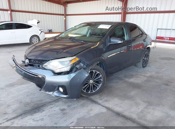 5YFBURHE0GP433433 2016 TOYOTA COROLLA Серый Передняя левая четверть
