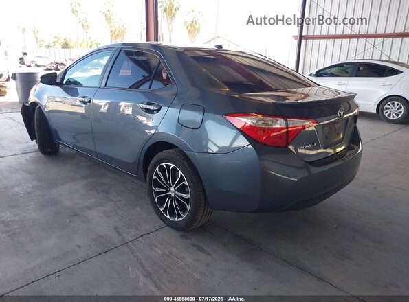 5YFBURHE0GP433433 2016 TOYOTA COROLLA Серый Задняя левая четверть