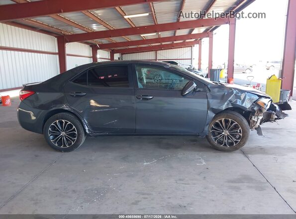 5YFBURHE0GP433433 2016 TOYOTA COROLLA Серый Вид задней части салона