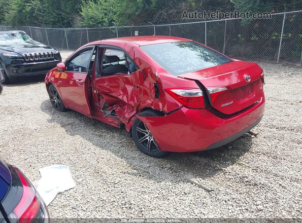5YFBURHE0GP438972 2016 TOYOTA COROLLA Red Trasero izquierdo