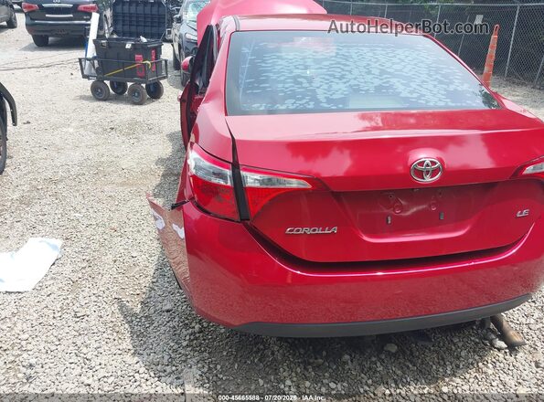5YFBURHE0GP438972 2016 TOYOTA COROLLA Red 