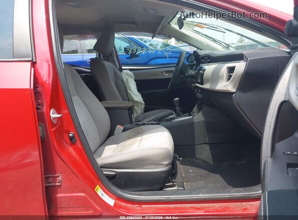 5YFBURHE0GP438972 2016 TOYOTA COROLLA Red Vista interior delantera