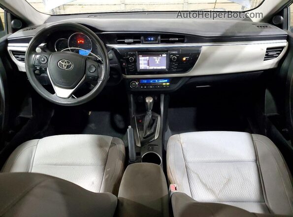 5YFBURHE0GP504033 2016 TOYOTA COROLLA Blue წინა პანელის ხედი