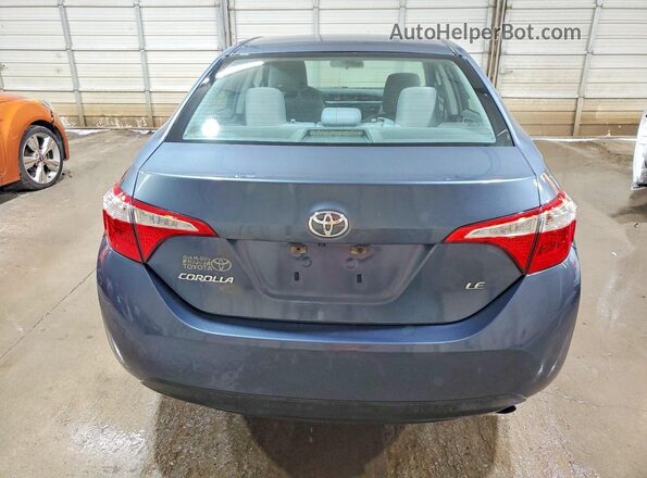 5YFBURHE0GP504033 2016 TOYOTA COROLLA Blue უკანა ხედი